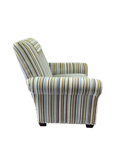 Stripped Blue/Green Art Van Chair