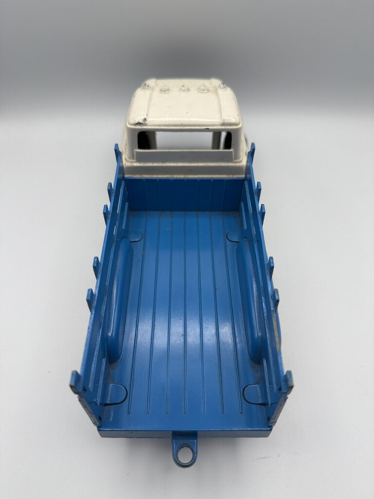 VTG Hubley Blue & White Mighty Metal Farm Stake Truck /rb