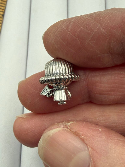Pandora Sterling Silver Charms Mrs. Wise, Grandma /ro