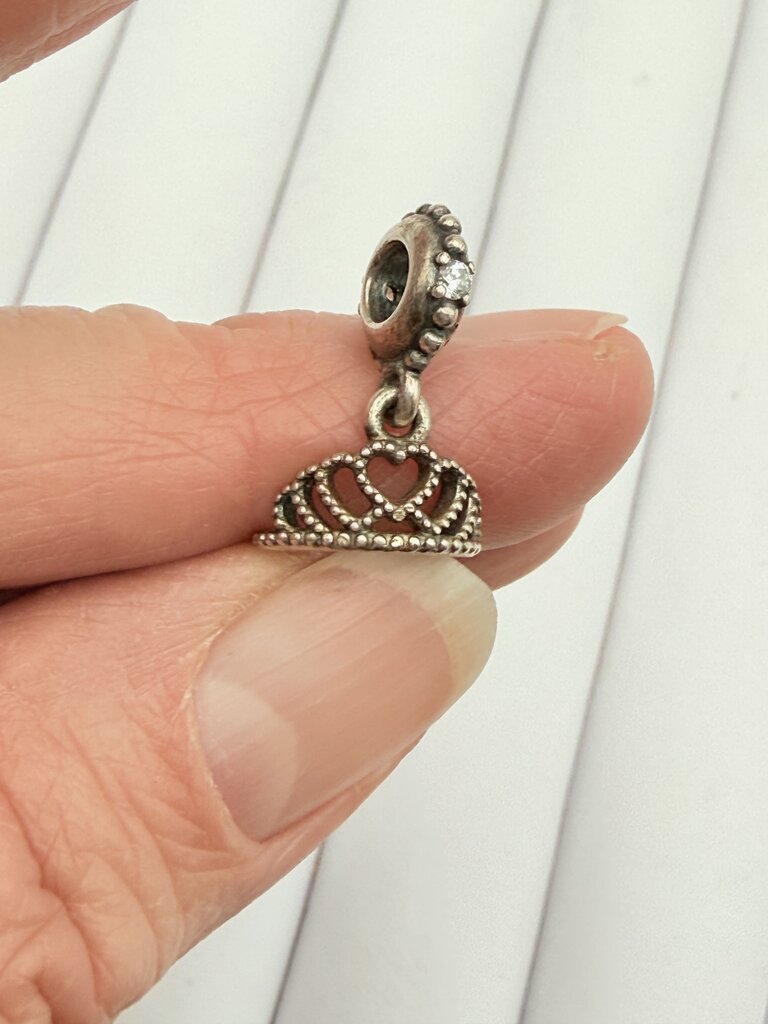 Pandora set of 5 Dangle Charms Sterling Silver Jewelry /ro