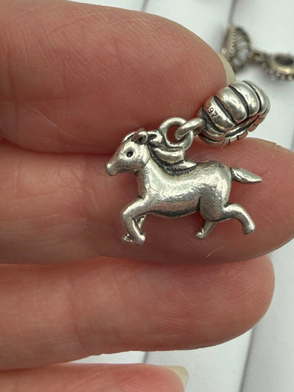 Pandora set of 5 Dangle Charms Sterling Silver Jewelry /ro