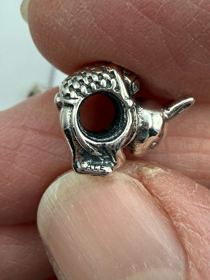 Pandora Sterling Silver Bunny Rabbit Bead Charms /ro