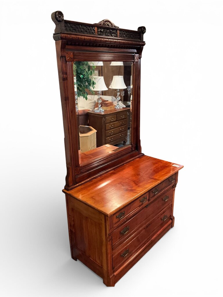 Antique 1928 Eastlake-Styled Vanity