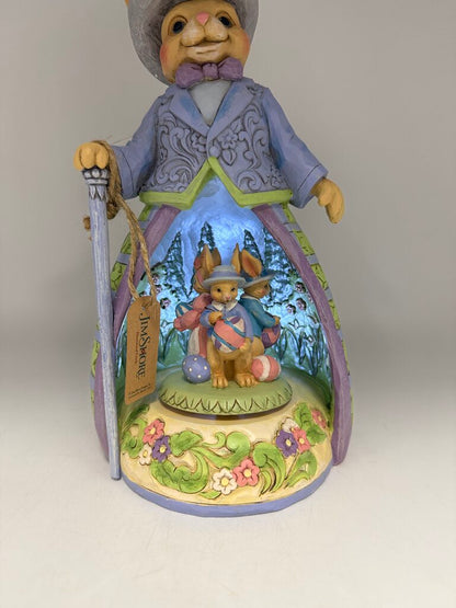 Jim Shore Figurine Easter is All Around Light to Rotates /rw