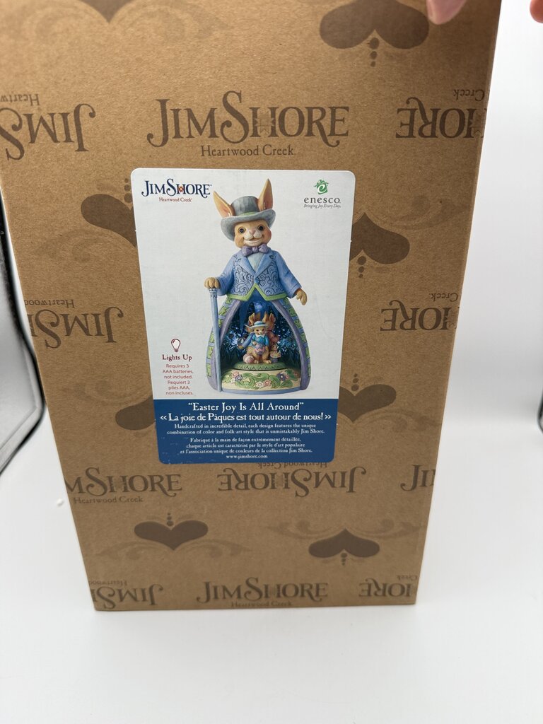 Jim Shore Figurine Easter is All Around Light to Rotates /rw