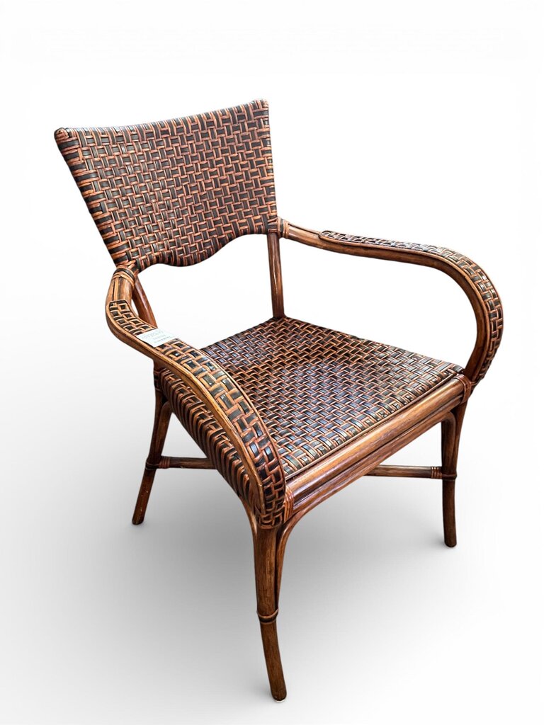 Dark Wicker Side Chairs (1 of 2) EA