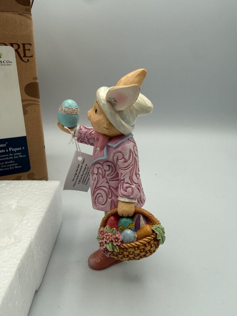 Jim Shore Have an Egg-cellent Easter Figurine NIB /rw