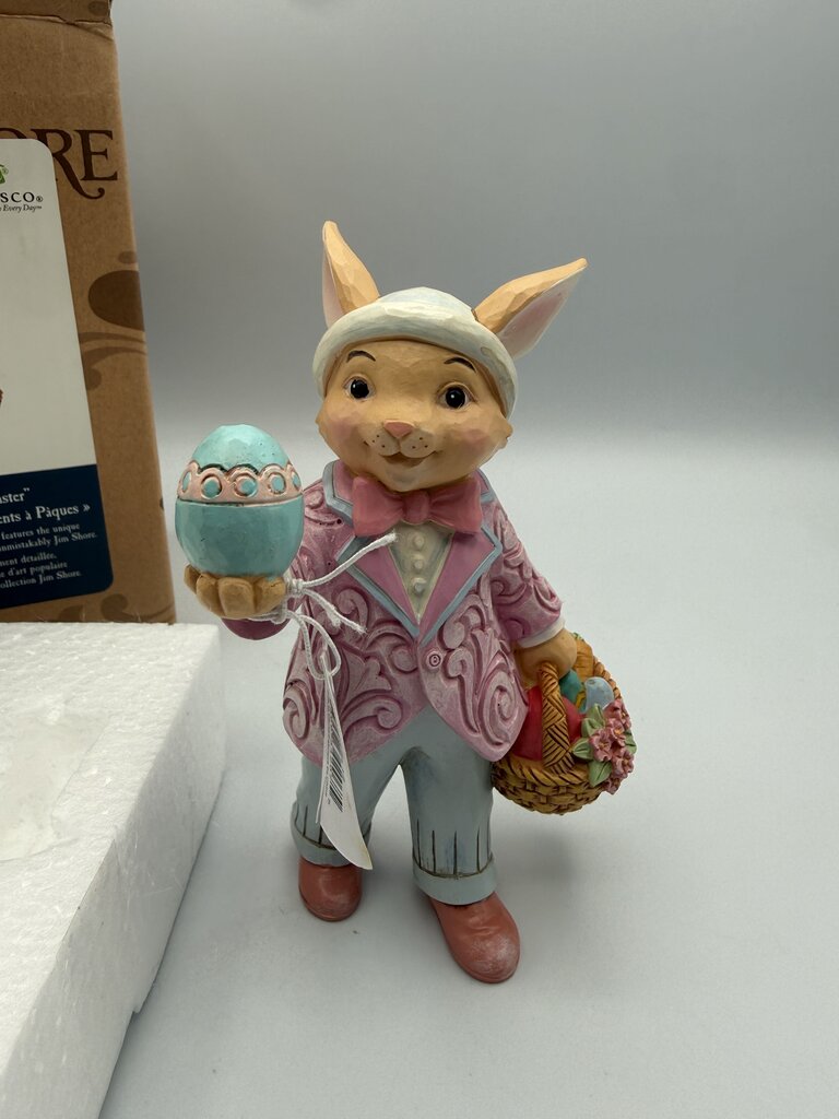 Jim Shore Have an Egg-cellent Easter Figurine NIB /rw