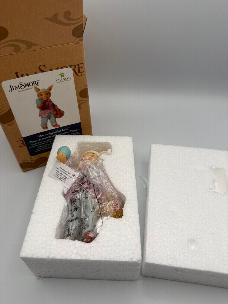 Jim Shore Have an Egg-cellent Easter Figurine NIB /rw