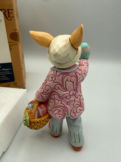Jim Shore Have an Egg-cellent Easter Figurine NIB /rw