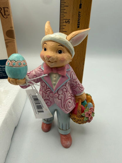 Jim Shore Have an Egg-cellent Easter Figurine NIB /rw