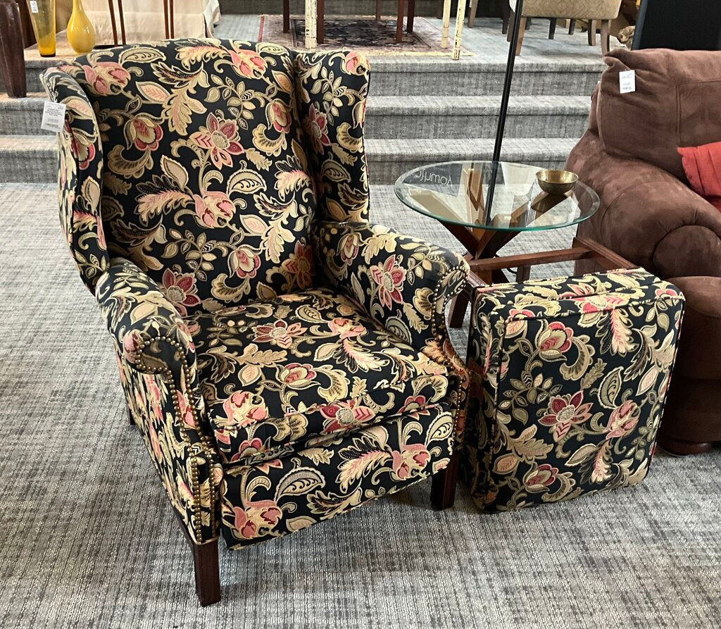 Floral Self Reclining Arm Chair