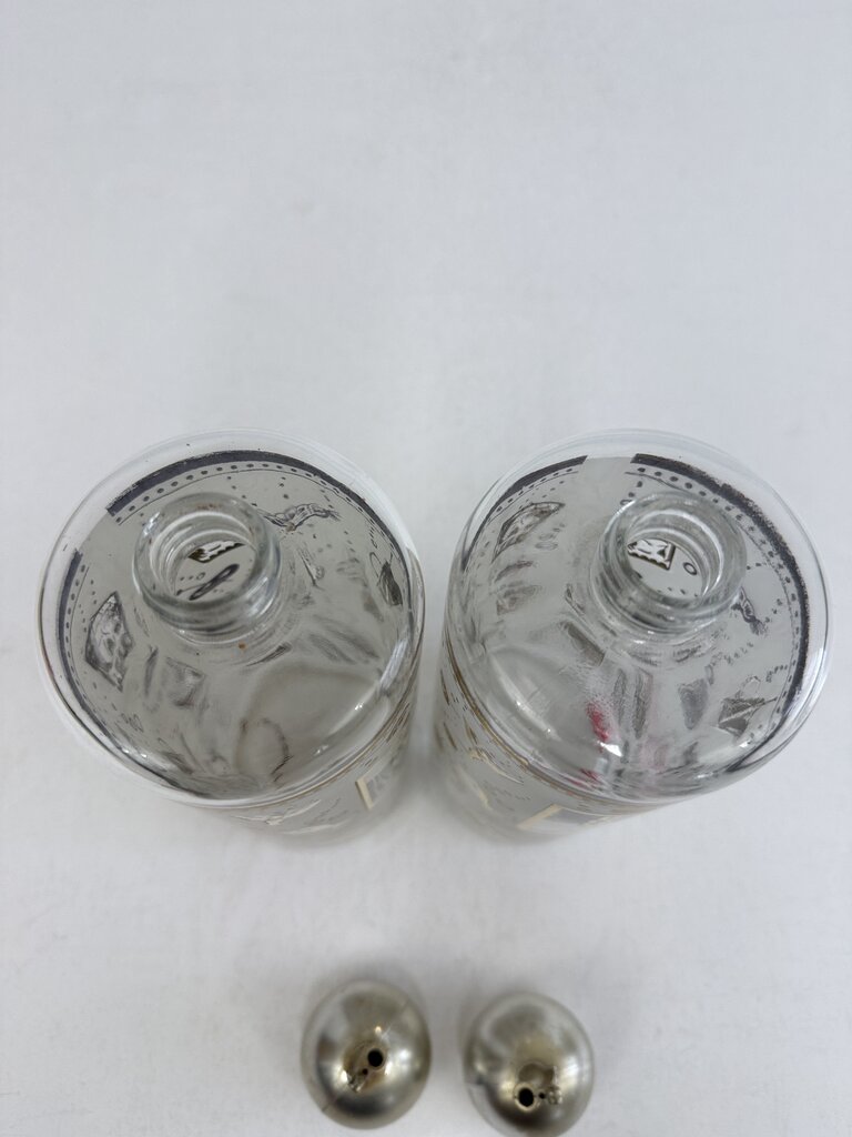 MCM Barware Bourbon & Scotch Glass Decanters /ro