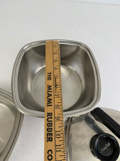 Vintage Aristo-Craft Stainless Steel 18/8 Ply Double Boiler /rw