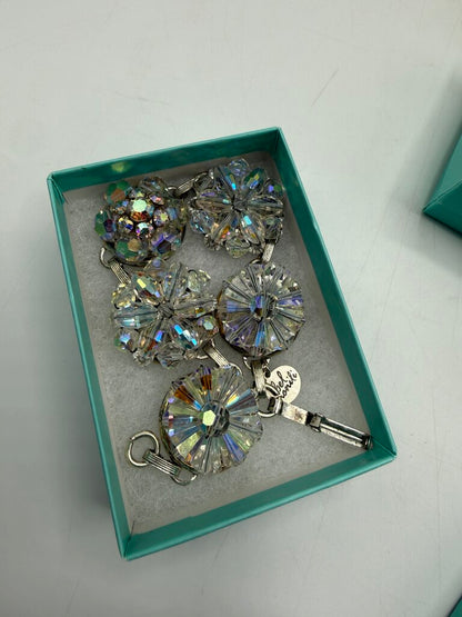 Set of 3 Bel Monili Vintage Reborn Jewelry Set of 3 Crystal /ro
