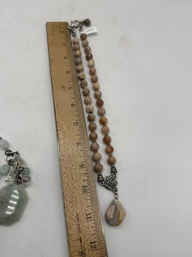 Bel Monili Vintage Reborn Set of 3 Fashion Necklaces 1 Dangle Earring /ro