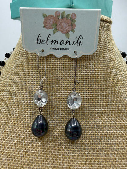 Bel Monili Vintage Reborn Jewlery Bauble Necklace & Earring set /ro