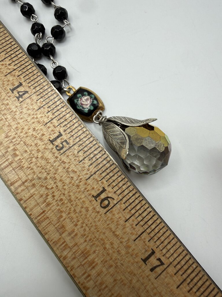 Bel Monili Vintage Reborn Jewlery Bauble Necklace & Earring set /ro