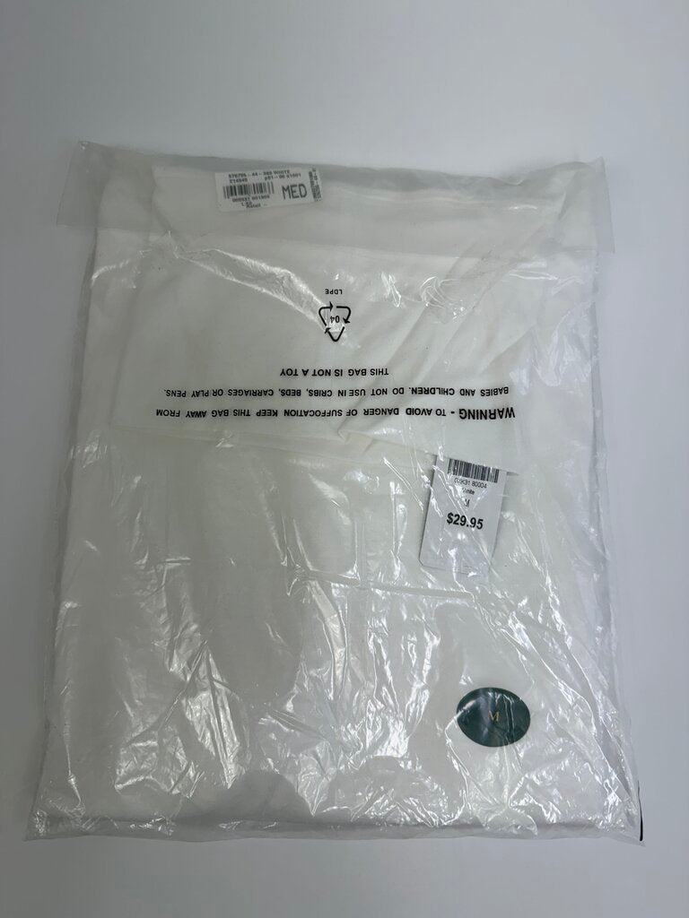 L.L. Bean Women’s Pima Turtleneck Misses Size M White new in bag /rb