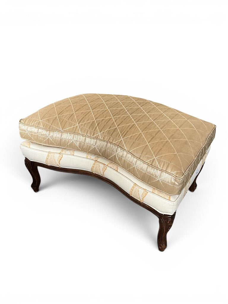 French Bergere Chair w/ Ottoman