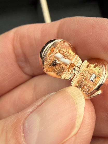 Authentic Pandora Reflexions Pink Ladybird Clip Charm 925 Rose Gold /ro