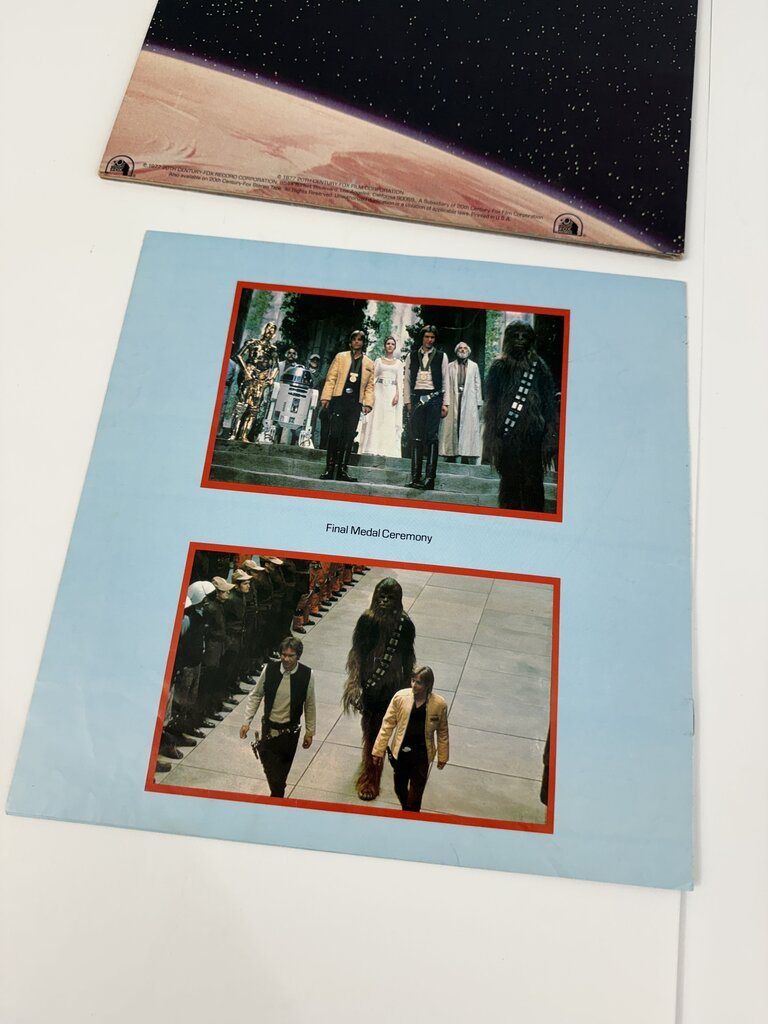 1977 Original Soundtrack The Story of Star Wars Vinyl w/Insert /ro