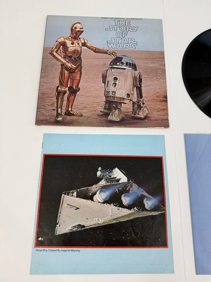 1977 Original Soundtrack The Story of Star Wars Vinyl w/Insert /ro