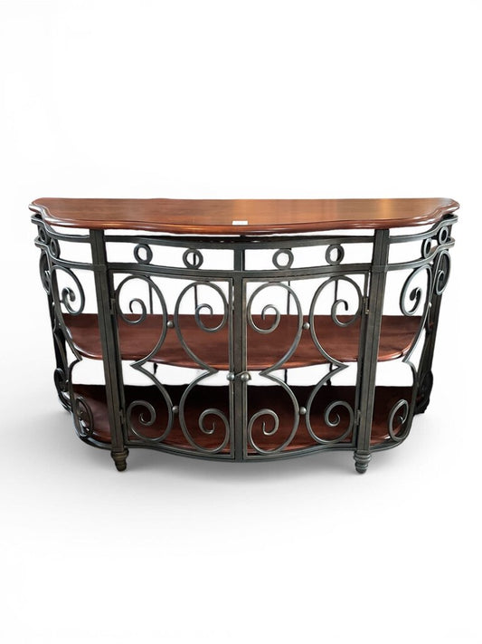 Wood / Iron Console Table