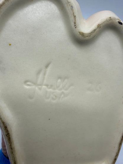 Hull Planter Madonna w/Child Pink Ceramic Virgin Mary 1940ies /rw