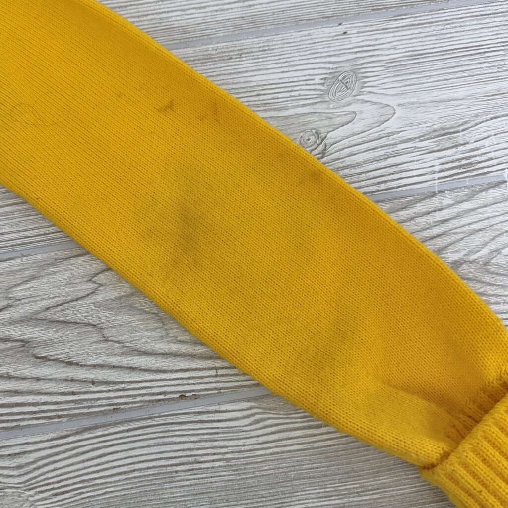 Vintage Cheerleader Supply Co.Inc. Yellow & Black Cheer Sweater Size 34 /cb