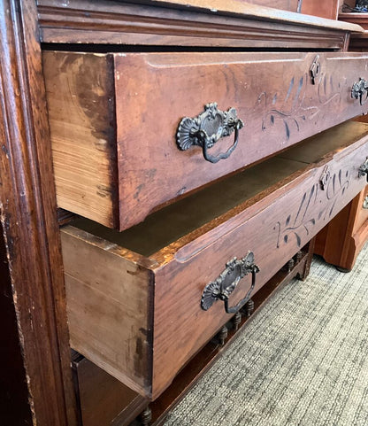 Antique Eastlake Styled Dresser