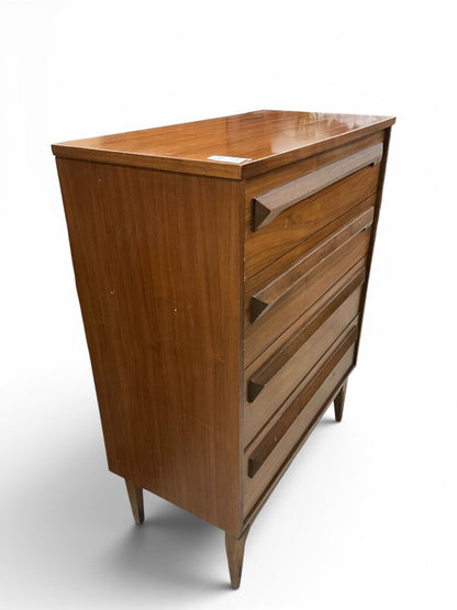 Mid-Century Tall Chest Of Drawers