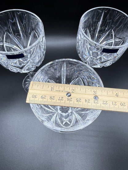Set of 3 Waterford Marquis Brookside 8.5” Wine Goblets NWT /rw