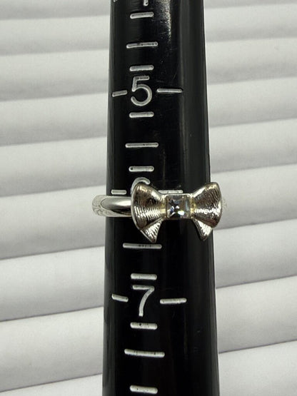 Lot of 4 SilverTone Rings Brighton, Pandora, Sterling variety sizes /ro