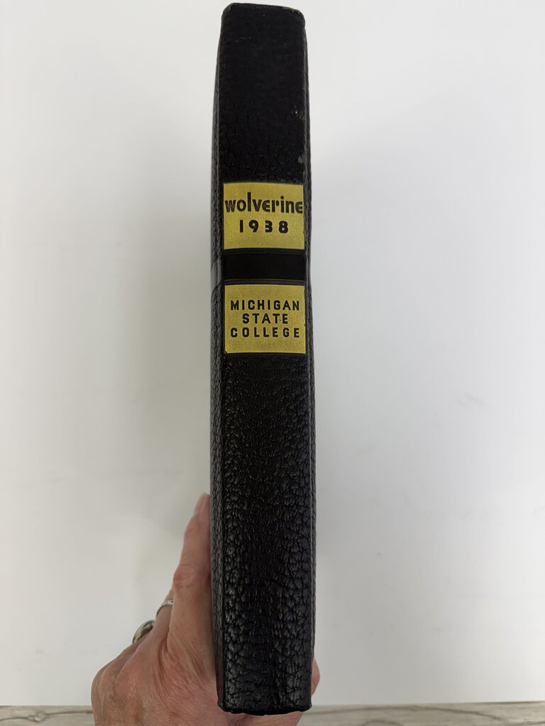 Vintage Michigan State College Yearbook Wolverine 1938 /rb
