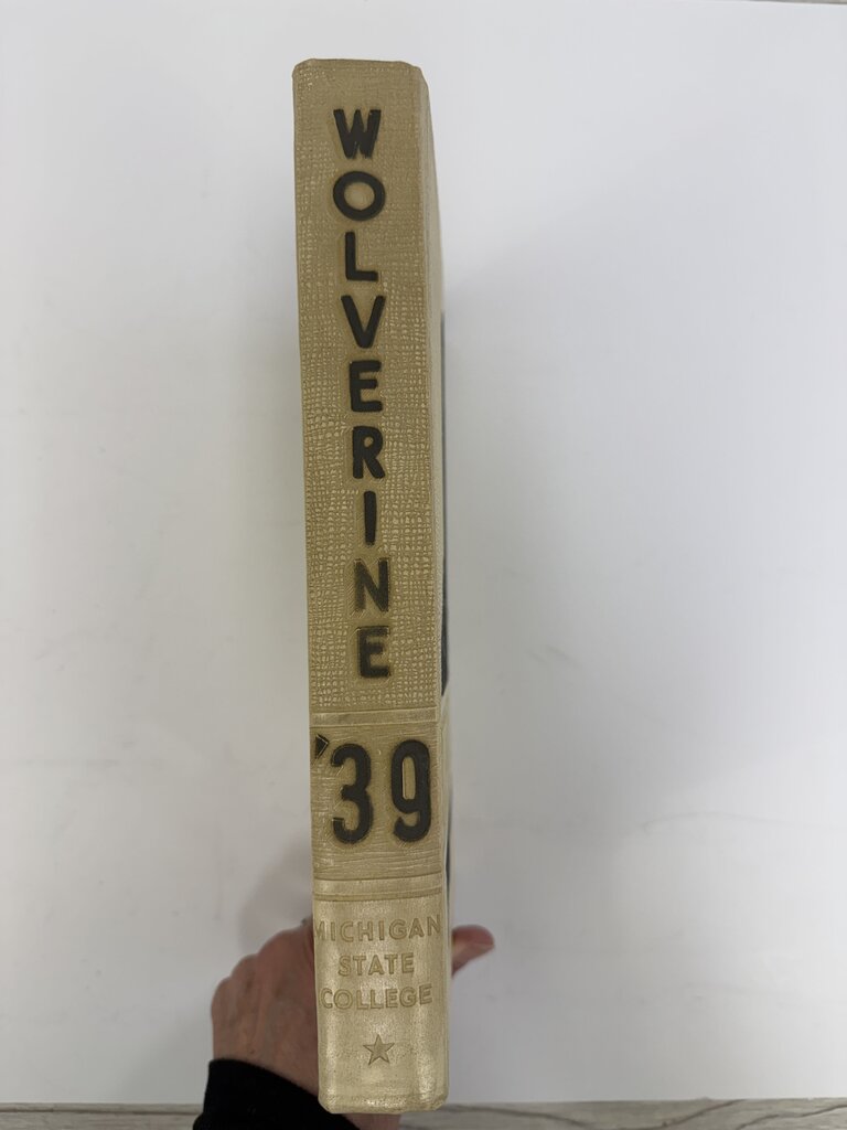 Vintage Michigan State College Yearbook 1939 Wolverines /rb