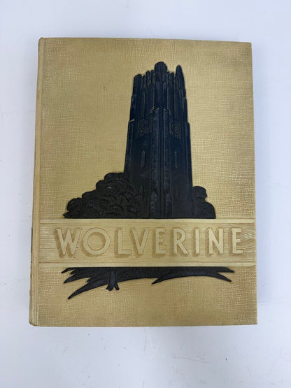 Vintage Michigan State College Yearbook 1939 Wolverines /rb