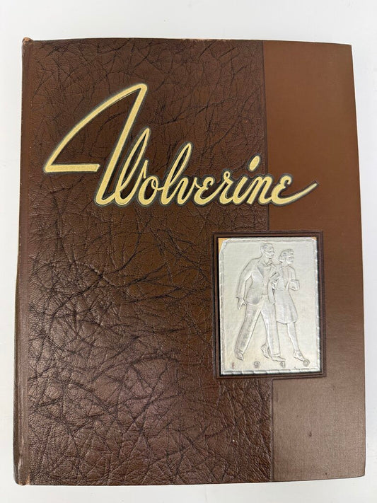 Vintage Michigan State College Yearbook Wolverine 1940 /rb