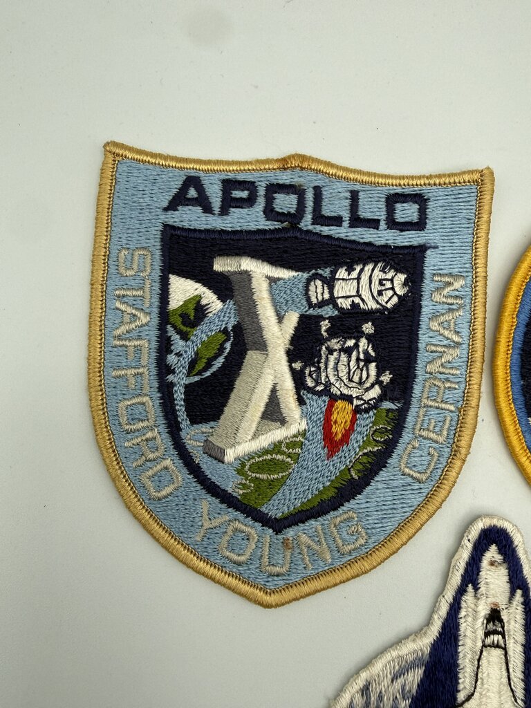 Lot of 7 Vintage NASA Apollo Columbia Embroidered Space Patches /ro