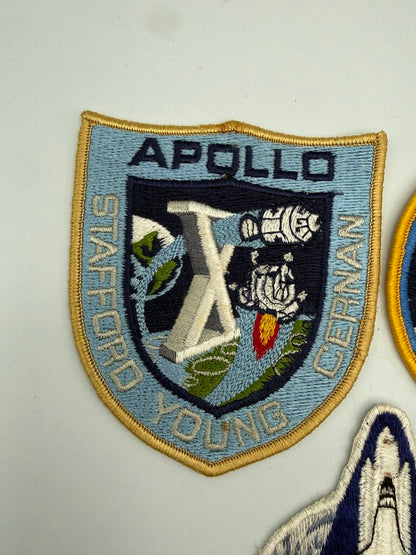 Lot of 7 Vintage NASA Apollo Columbia Embroidered Space Patches /ro