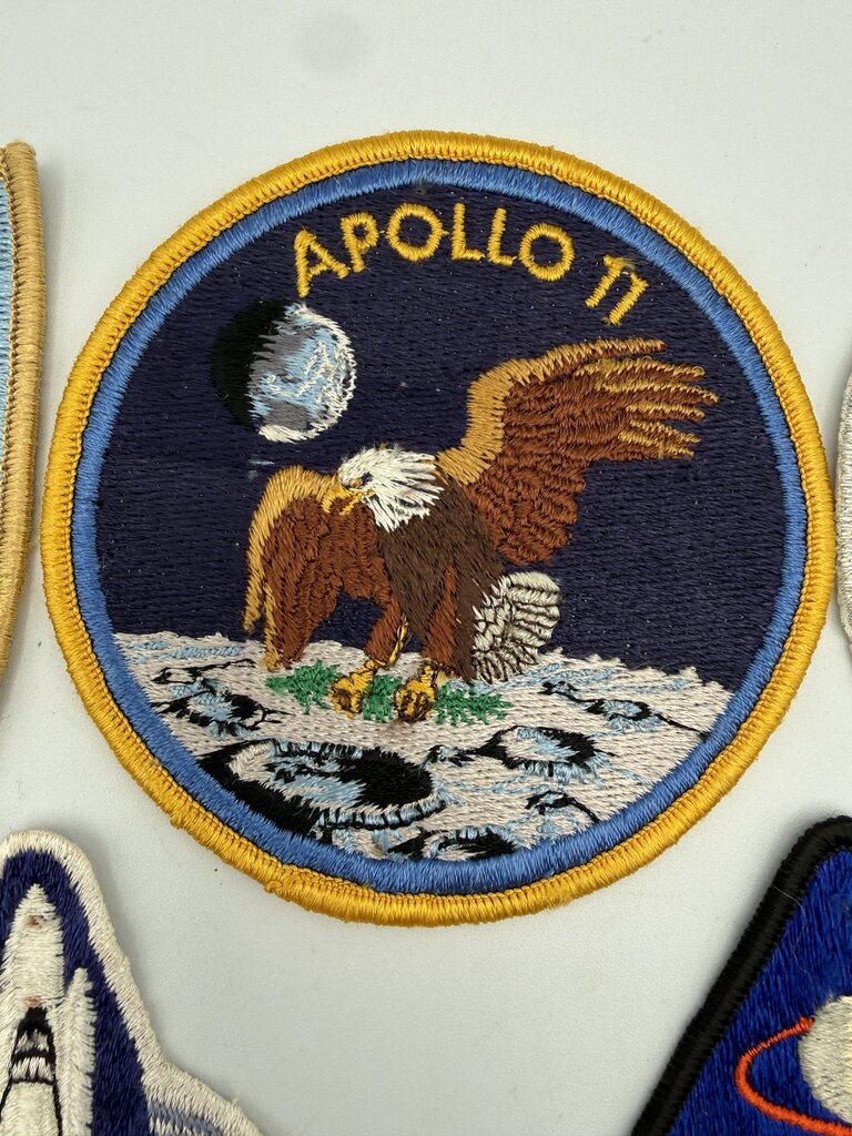 Lot of 7 Vintage NASA Apollo Columbia Embroidered Space Patches /ro