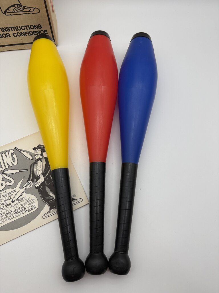 VTG Juggle Bugs Juggling Clubs by Professor Confidence in box /rb