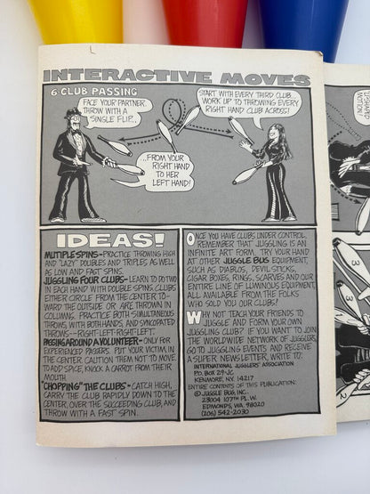 VTG Juggle Bugs Juggling Clubs by Professor Confidence in box /rb
