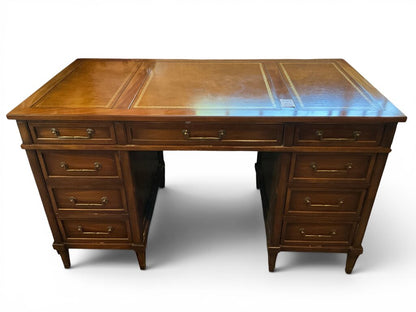 Sligh Tooled Leather Top Desk