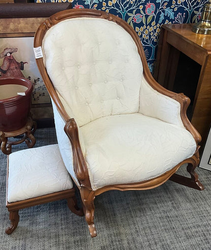 Victorian Antique Carved Rocking Chair