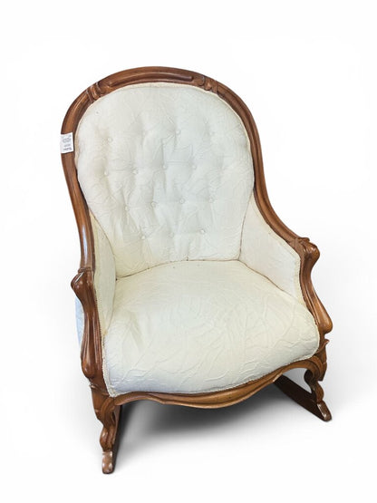 Victorian Antique Carved Rocking Chair