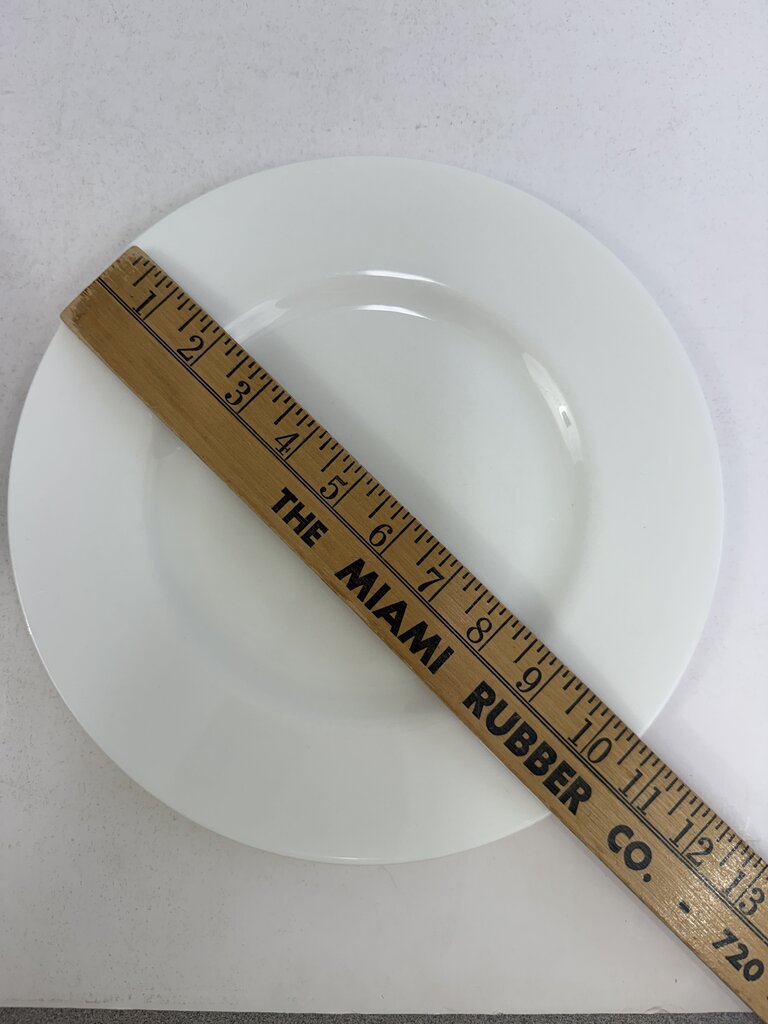 Set of 6 Wedgwood Bone China White Dinner Plates 10 3/4” /rb