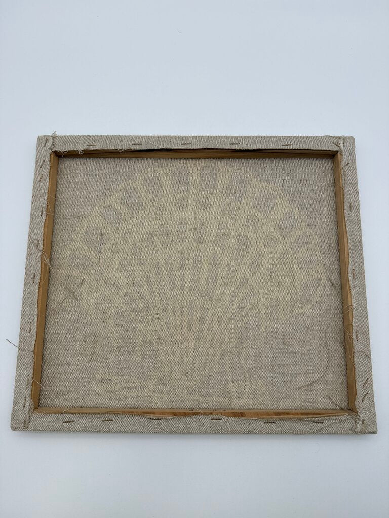 Marushka Textile Silk Screen Sea Shell Print 1979 16” x 14” /rw