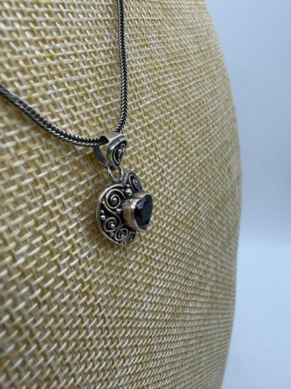 Retired Brighton Love Your Heart Crystal Heart Necklace 18” /ro