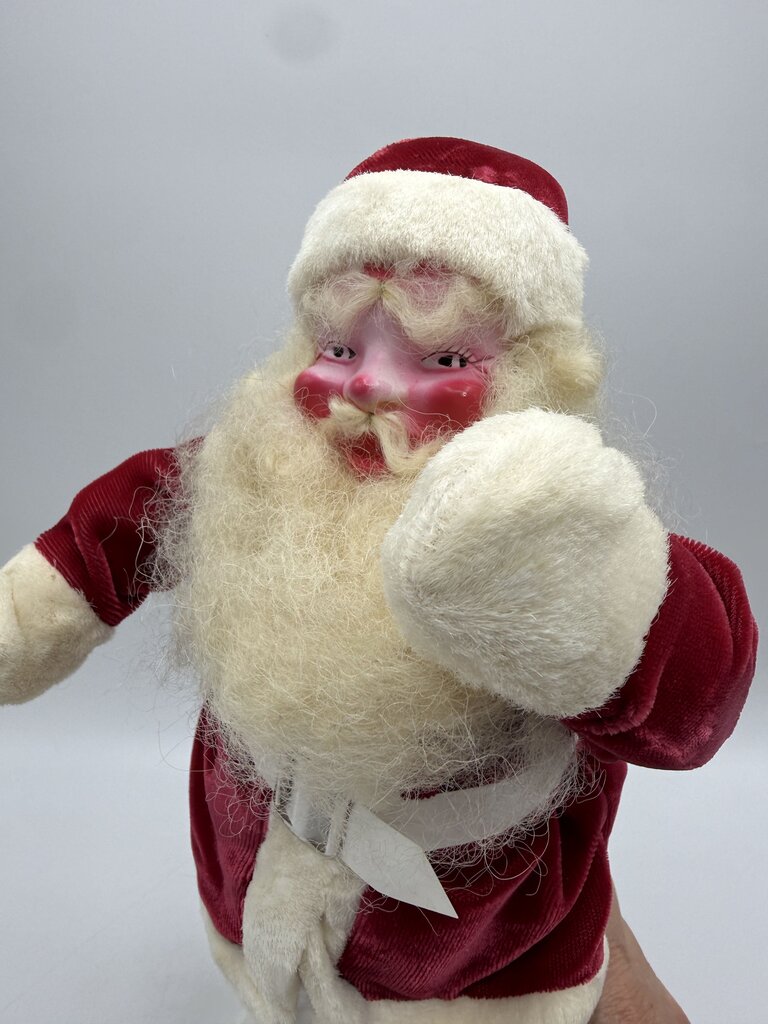 1950’s Harold Gale Santa 15” Tall Red Velvet Suit /rw